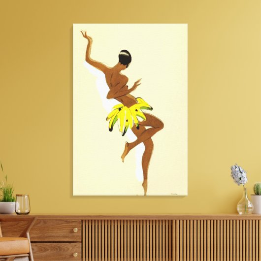 Art Deco | Black Thunder von Paul Colin Leinwanddruck (Insitu (Wohnzimmer))