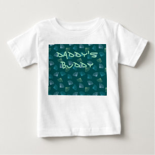 Art-Deco-Blätter Baby T-shirt