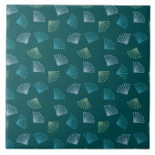 Art-Deco-Blätter Fliese (Vorderseite)