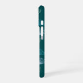 Art-Deco-Blätter iPhone 16 Hülle (Linke Seite)