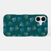 Art-Deco-Blätter iPhone 16 Hülle (Rückseite (Horizontal))