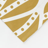 Art Deco Blätter, klassisches nahtloses Muster. Fleecedecke (Ecke)