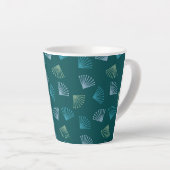 Art-Deco-Blätter Milchtasse (Rechte Ecke)