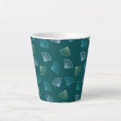 Art-Deco-Blätter Milchtasse (Vorderseite)