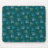Art-Deco-Blätter Mousepad (Vorne)