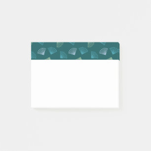 Art-Deco-Blätter Post-it Klebezettel