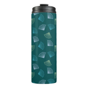 Art-Deco-Blätter Thermosbecher
