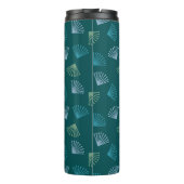 Art-Deco-Blätter Thermosbecher (Rückseite)