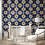 Art Deco Blau und Gold Blumenmuster Innendekoratio Tapete<br><div class="desc">Starke geometrische Formen oder mutige repetitive Muster sind brillant,  um Tiefe und Bewegung hinzuzufügen,  etwas,  das Farbe allein nicht auf dieselbe Weise erreichen kann.</div>