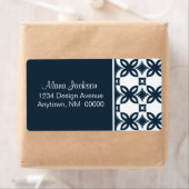 Art Deco Blooms Shipping Labels (Insitu)