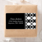 Art Deco Blooms Shipping Labels (Insitu)