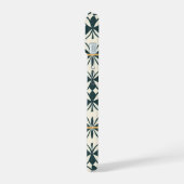 Art Deco Blüh iPhone 15 Hülle (Linke Seite)