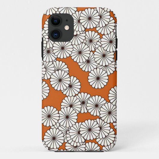 Art-Deco-Blume Case-Mate iPhone Hülle (Rückseite)