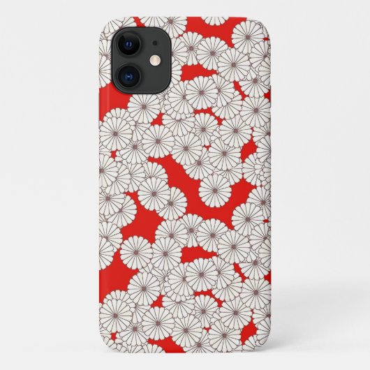 Art-Deco-Blume Case-Mate iPhone Hülle (Rückseite)