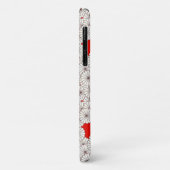 Art-Deco-Blume Case-Mate iPhone Hülle (Hinten/Links)