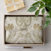 Art Deco Blume Dekoupage Tissue Paper Seidenpapier (Geschenk)