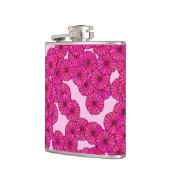 Art-Deco-Blume Flachmann (Links)