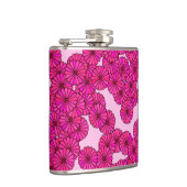 Art-Deco-Blume Flachmann (Rechts)