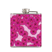 Art-Deco-Blume Flachmann (Rückseite)