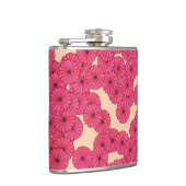 Art-Deco-Blume Flachmann (Rechts)