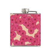 Art-Deco-Blume Flachmann (Rückseite)