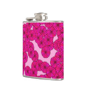 Art-Deco-Blume Flachmann (Links)
