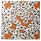 Art-Deco-Blume Fliese (Vorderseite)