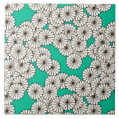 Art-Déco-Blume Fliese (Vorderseite)