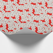 Art-Deco-Blume Geschenkpapier (Ecke)