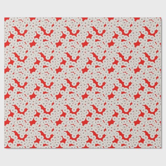 Art-Deco-Blume Geschenkpapier (Flach)