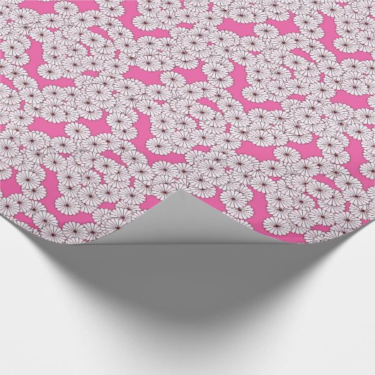 Art-Deco-Blume Geschenkpapier (Ecke)