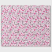 Art-Deco-Blume Geschenkpapier (Flach)