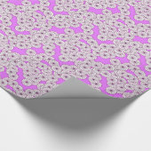 Art-Deco-Blume Geschenkpapier (Ecke)