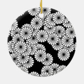 Art-Deco-Blume Keramik Ornament (Hinten)