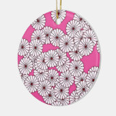 Art-Deco-Blume Keramikornament (Links)