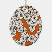 Art-Deco-Blume Keramikornament (Rechts)