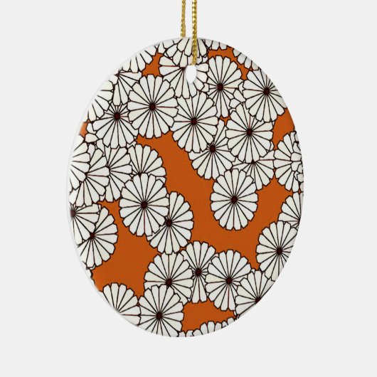 Art-Deco-Blume Keramikornament (Rechts)