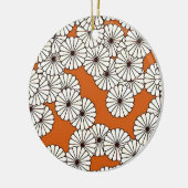 Art-Deco-Blume Keramikornament (Links)