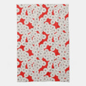 Art-Deco-Blume Küchentuch (Vertikal)