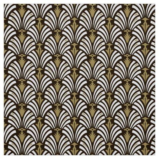 Art Deco Blume Lotus Pattern DIY Stoff (Muster)