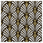 Art Deco Blume Lotus Pattern DIY Stoff (Nahaufnahme)