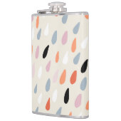 Art Deco Blume: Moderne Nahtlose Flachmann (Links)