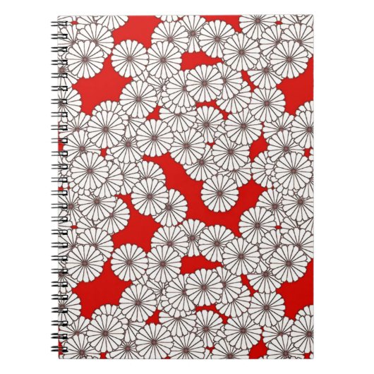 Art-Deco-Blume Notizblock (Vorderseite)
