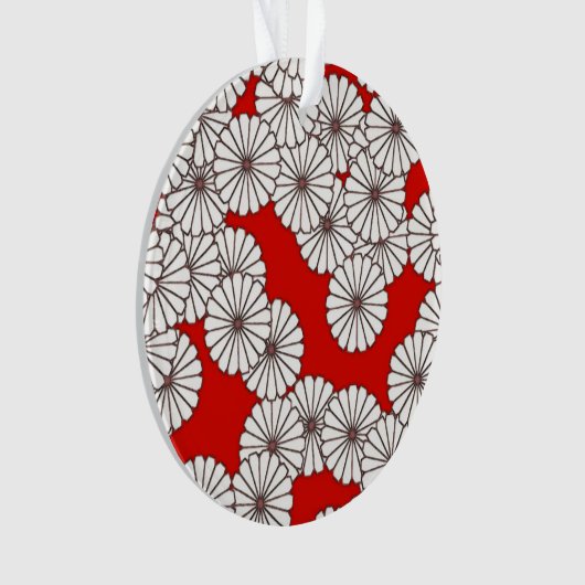 Art-Deco-Blume Ornament (Vorderseite)