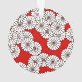 Art-Deco-Blume Ornament (Rückseite)