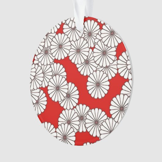 Art-Deco-Blume Ornament (Vorderseite)