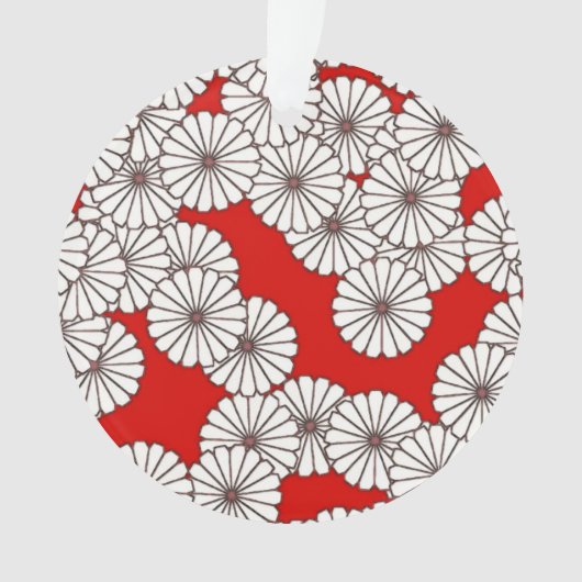 Art-Deco-Blume Ornament (Vorderseite)