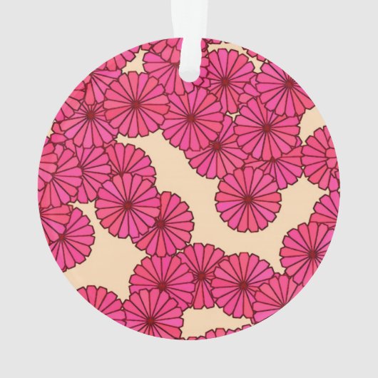 Art-Deco-Blume Ornament (Rückseite)