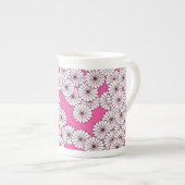 Art-Deco-Blume Porzellantasse (Vorderseite Rechts)