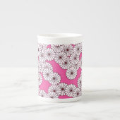 Art-Deco-Blume Porzellantasse (Vorderseite)
